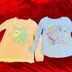 Unicorn shirt bundle size 6-7
